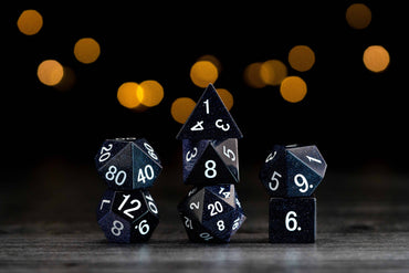 Mystic Mines Gemstone Poly Dice Sets: UPGRADED PACKAGING: Blue Sandstone