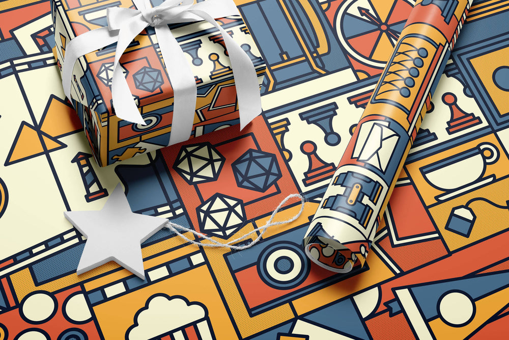 Wrapping Paper - Fun, Vibrant, & Versatile (17 in x 20 feet)