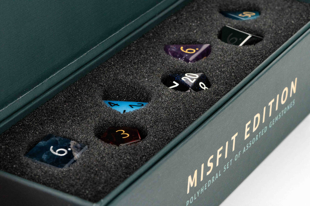 NEW: Mystic Mines Misfit Gemstone Dice Set