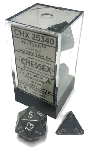 Picture of the Dice: Speckled Hi-Tech 7 Dice Set - CHX25340