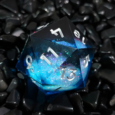 Resin Giant 35mm D20 Liquid Core Blue