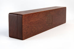 Wood Dice Cases: Vault Style 3 Woods Available: Purple Heart