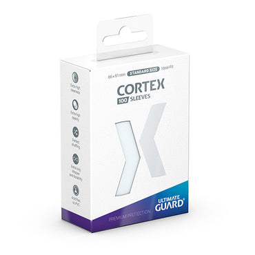 Cortex Sleeves: Glossy Transparent (100)