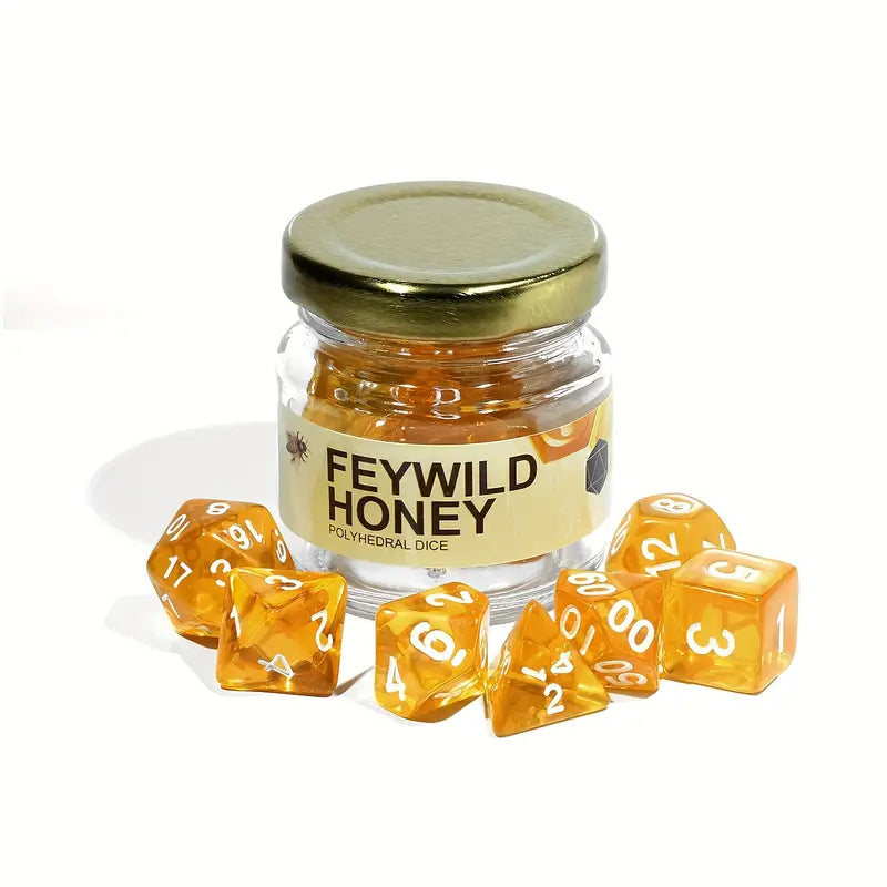 Honey Dice Set in a Jar