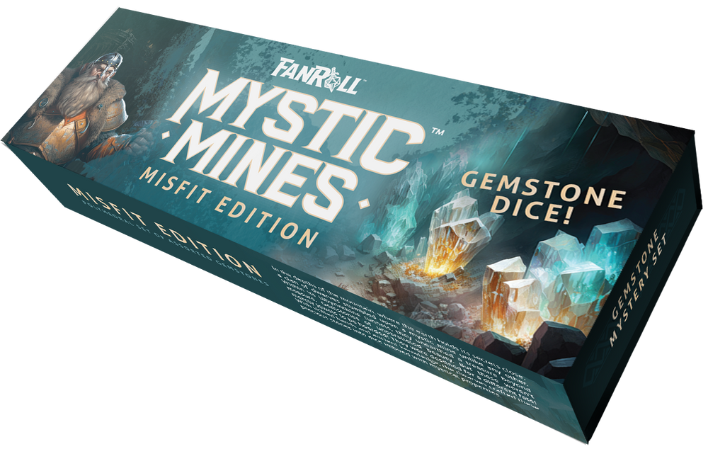 NEW: Mystic Mines Misfit Gemstone Dice Set