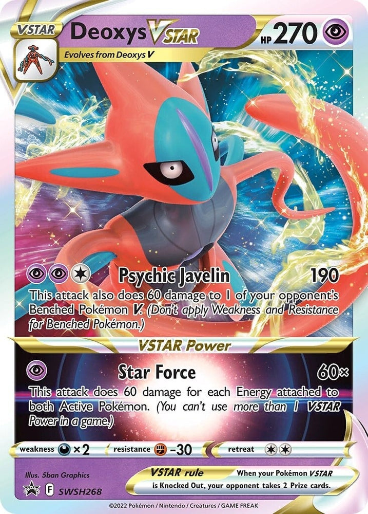 Deoxys VSTAR (SWSH268) [Sword & Shield: Black Star Promos]