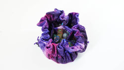 UNIQUE! Velvet Compartment Dice Bag with 7 Pockets: Nebula