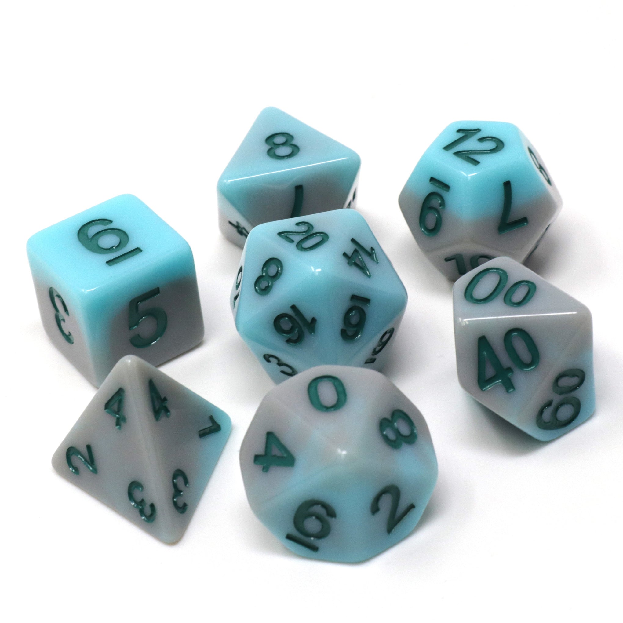 RPG Dice Set (7) - Beach