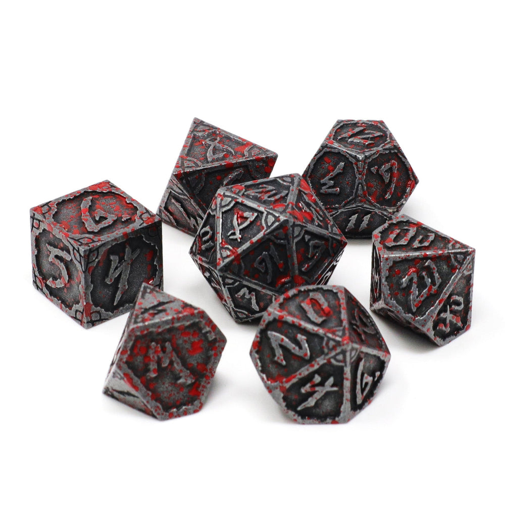 Metal RPG Dice Set (7) - Bloodbane Hexbreaker