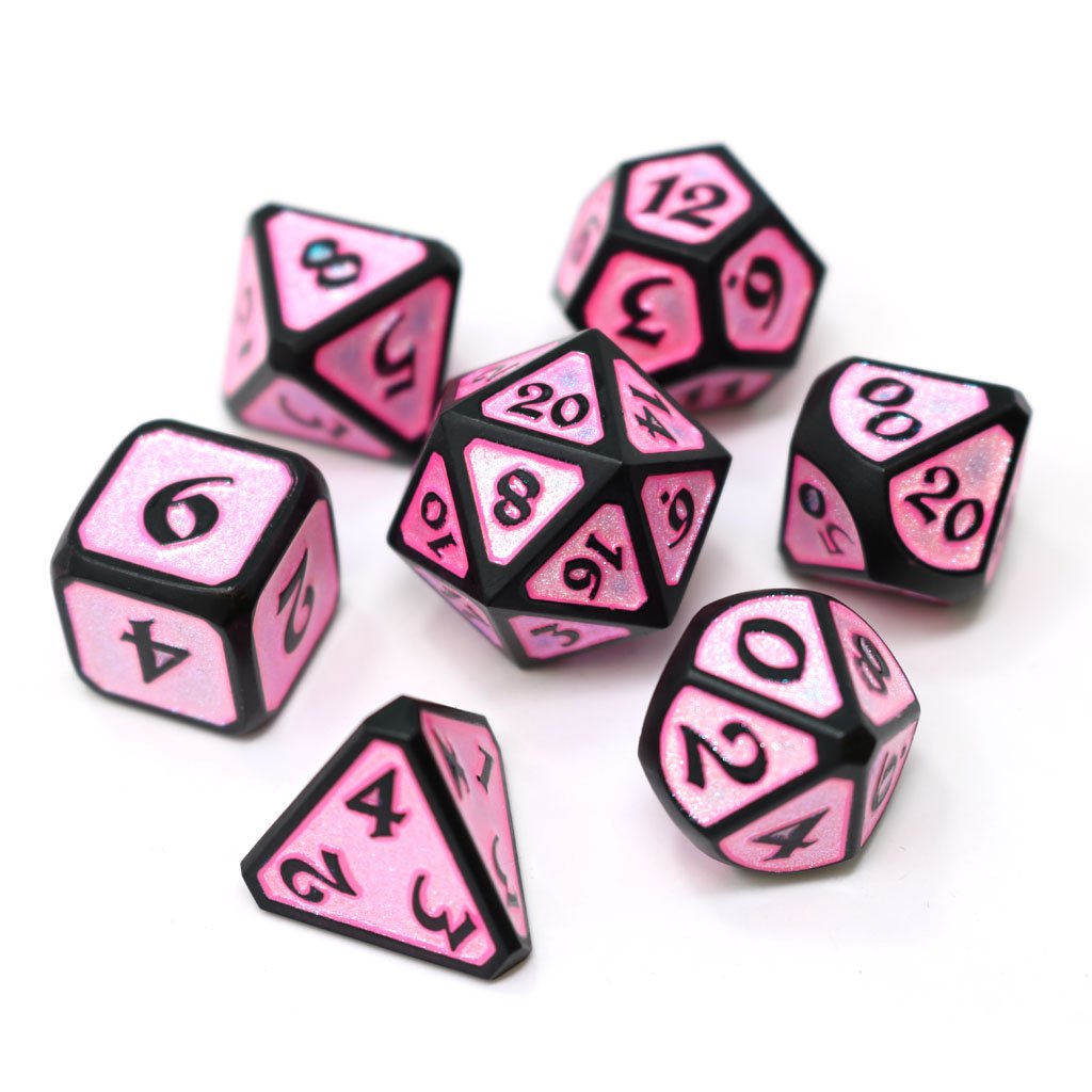 Metal RPG Dice Set (7) - Mythica Dreamscape Aphrodite