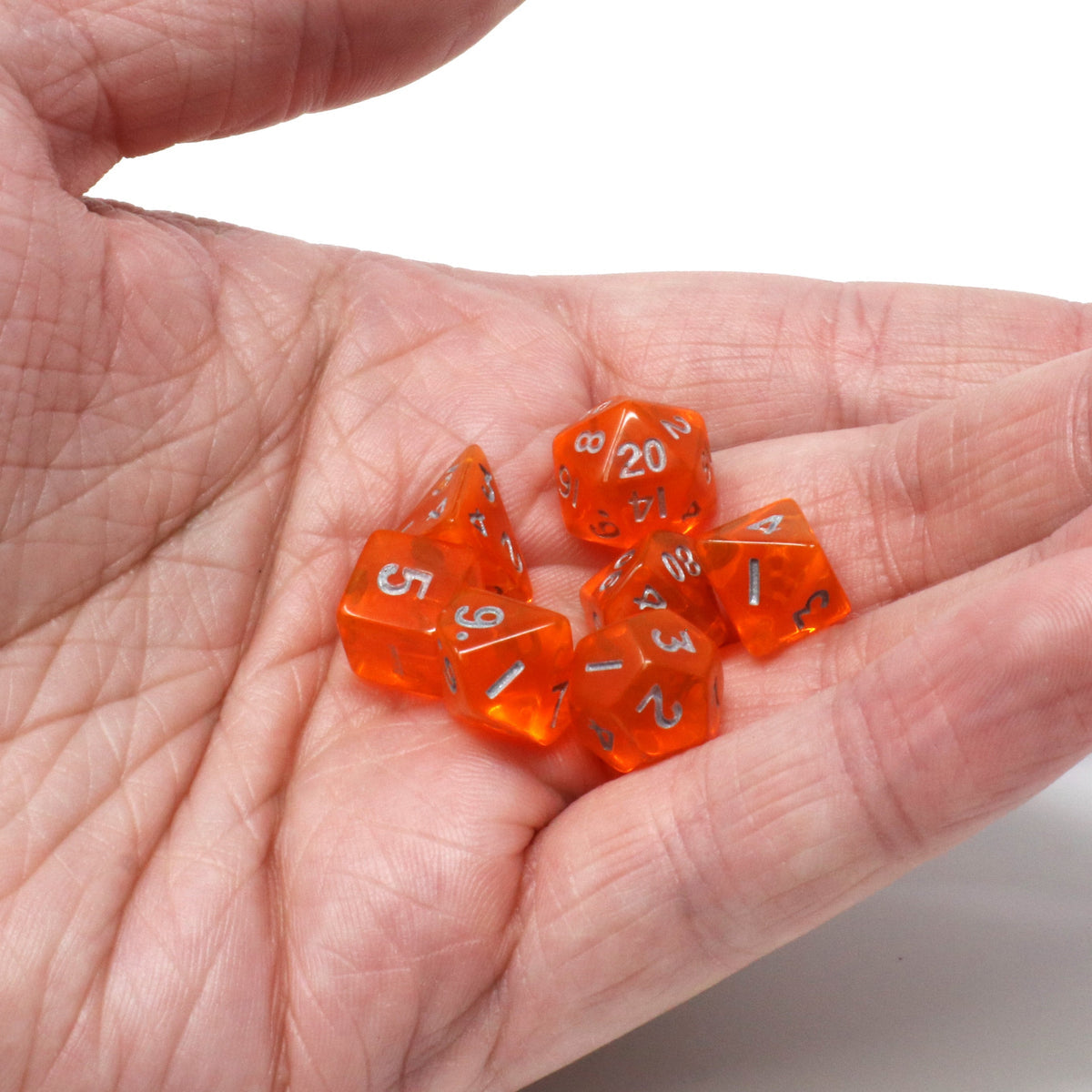 RPG Critling Dice Set (7) - Fireburst