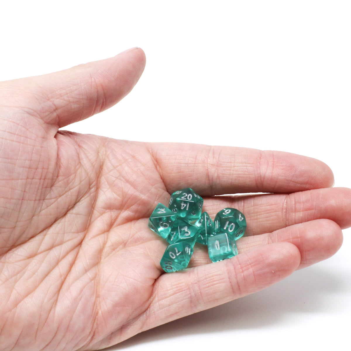 RPG Critling Dice Set (7) - Minty Breeze