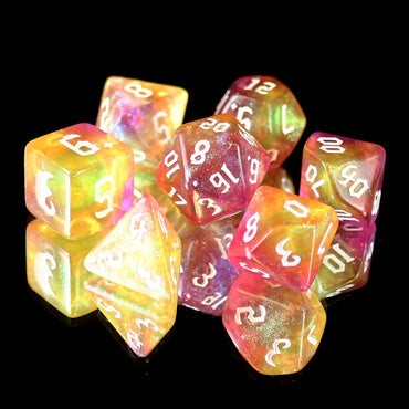 RPG Dice Set (7) - Golden Faith