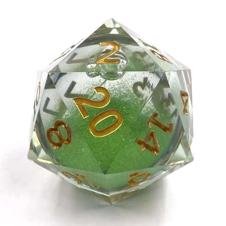 Resin Giant 55mm D20 Liquid Core Green (DCGIRE4)