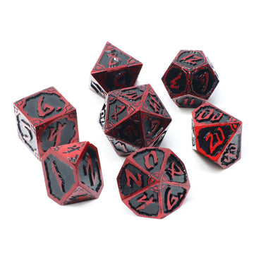 Metal RPG Dice Set (7) - Hellforge Hexbreaker