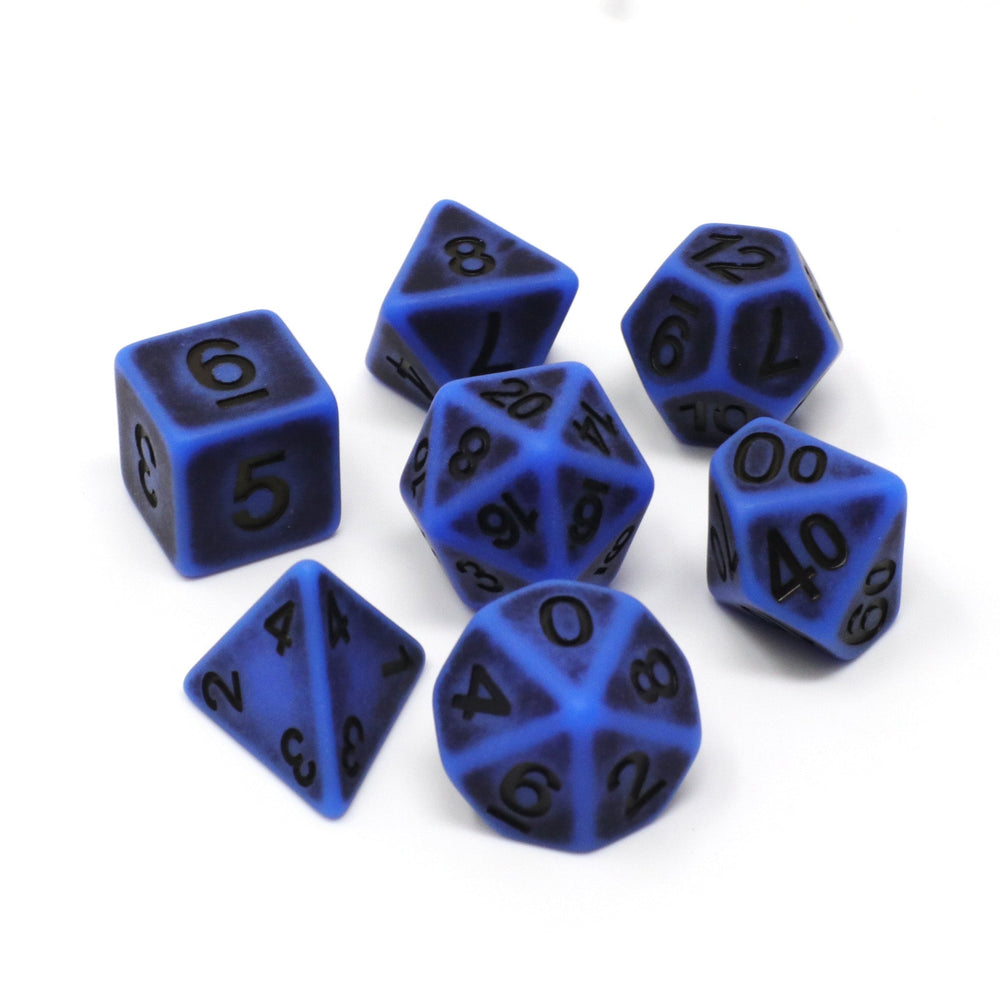 RPG Dice Set (7) - Cobalt Ancient