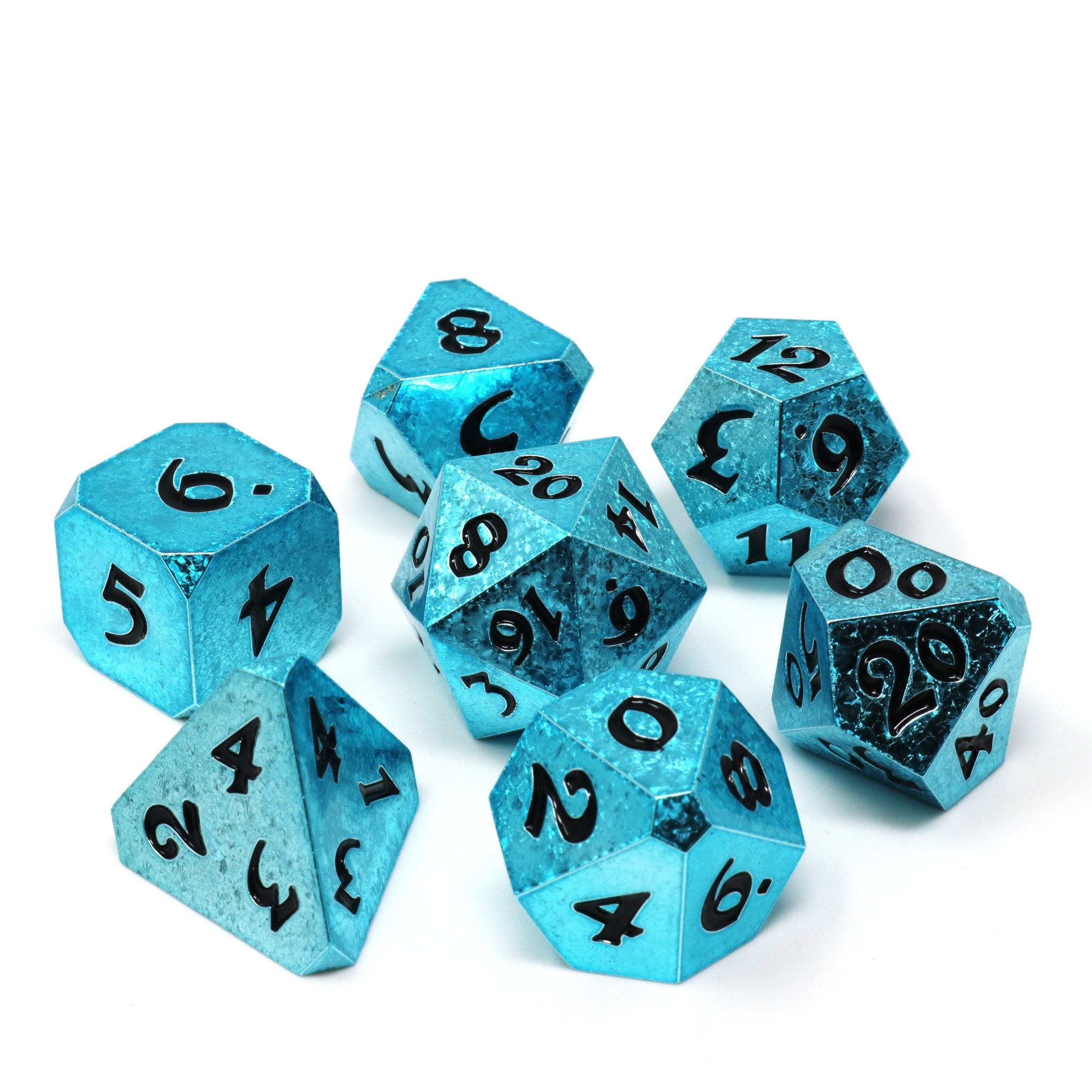 RPG Dice Set (7) - Glacial Requiem