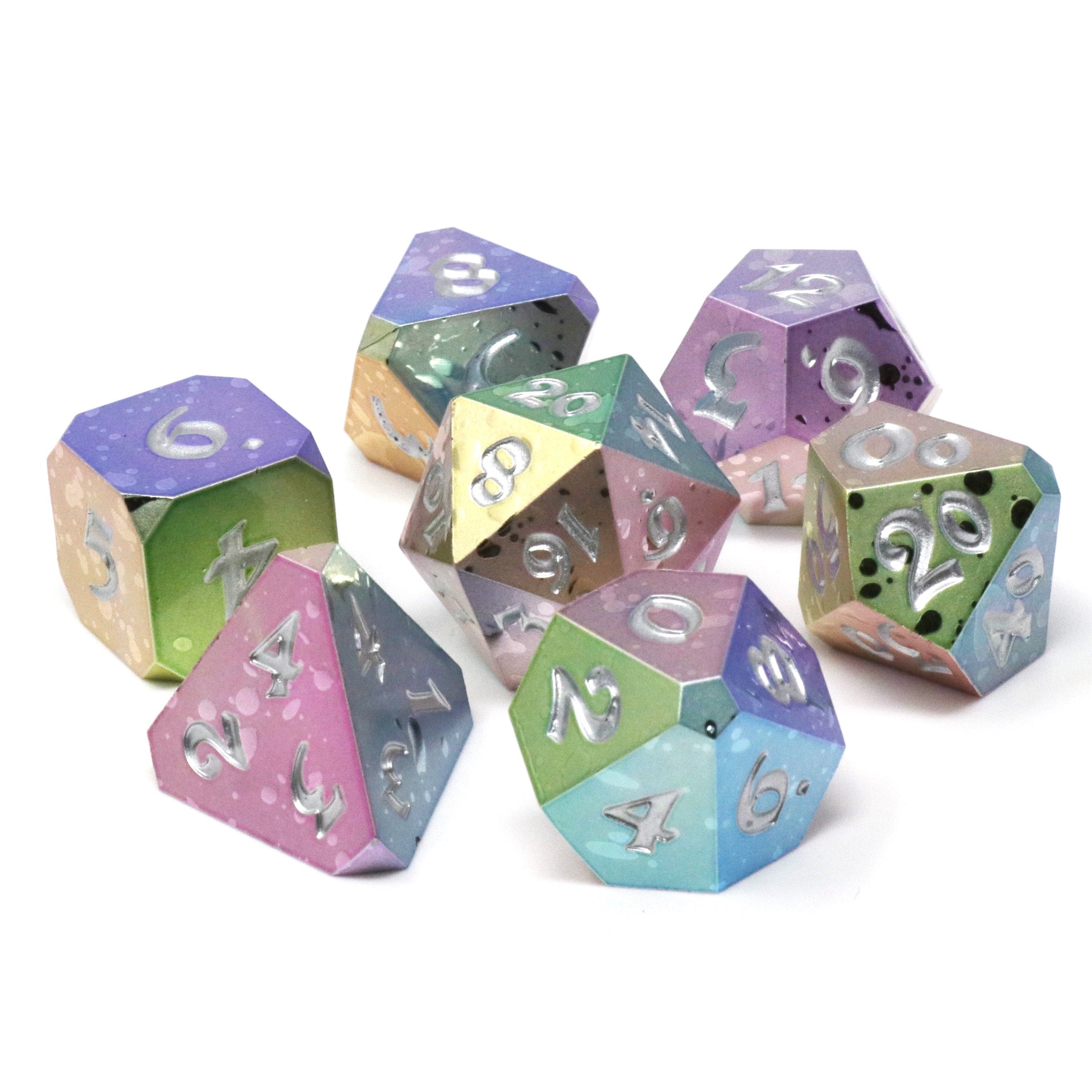 RPG Dice Set (7) - Nebula Rain