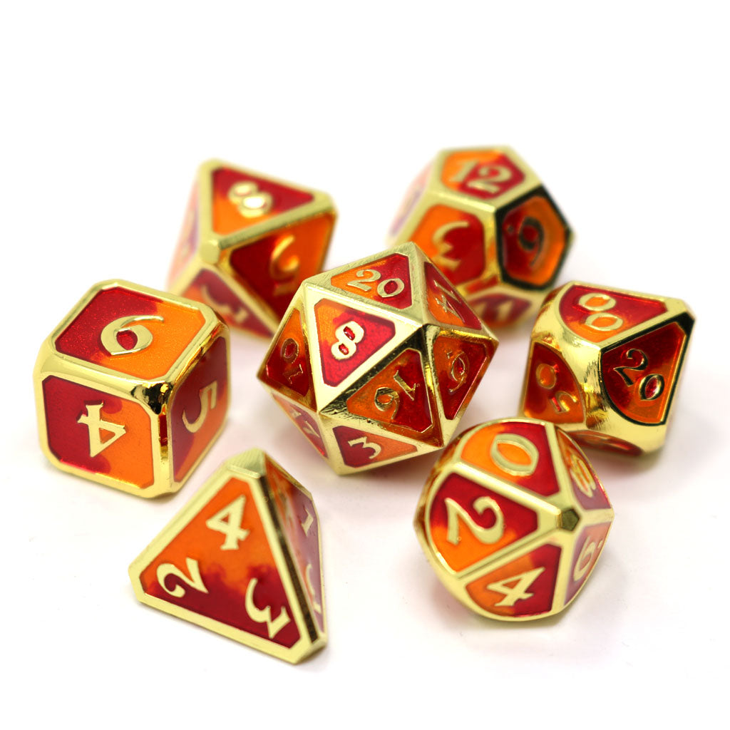 Metal RPG Dice Set (7) - Spellbinder Phoenix