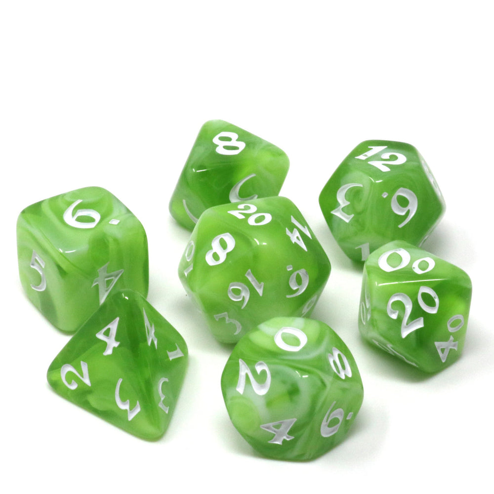 RPG Dice Set (7) - Verdant Vista