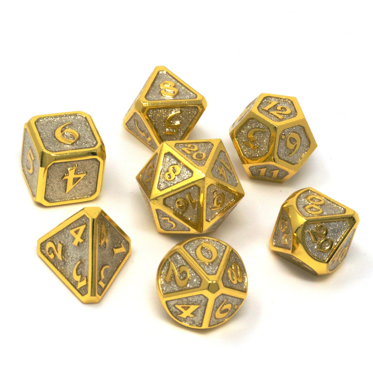 Metal RPG Dice Set (7) - Smite