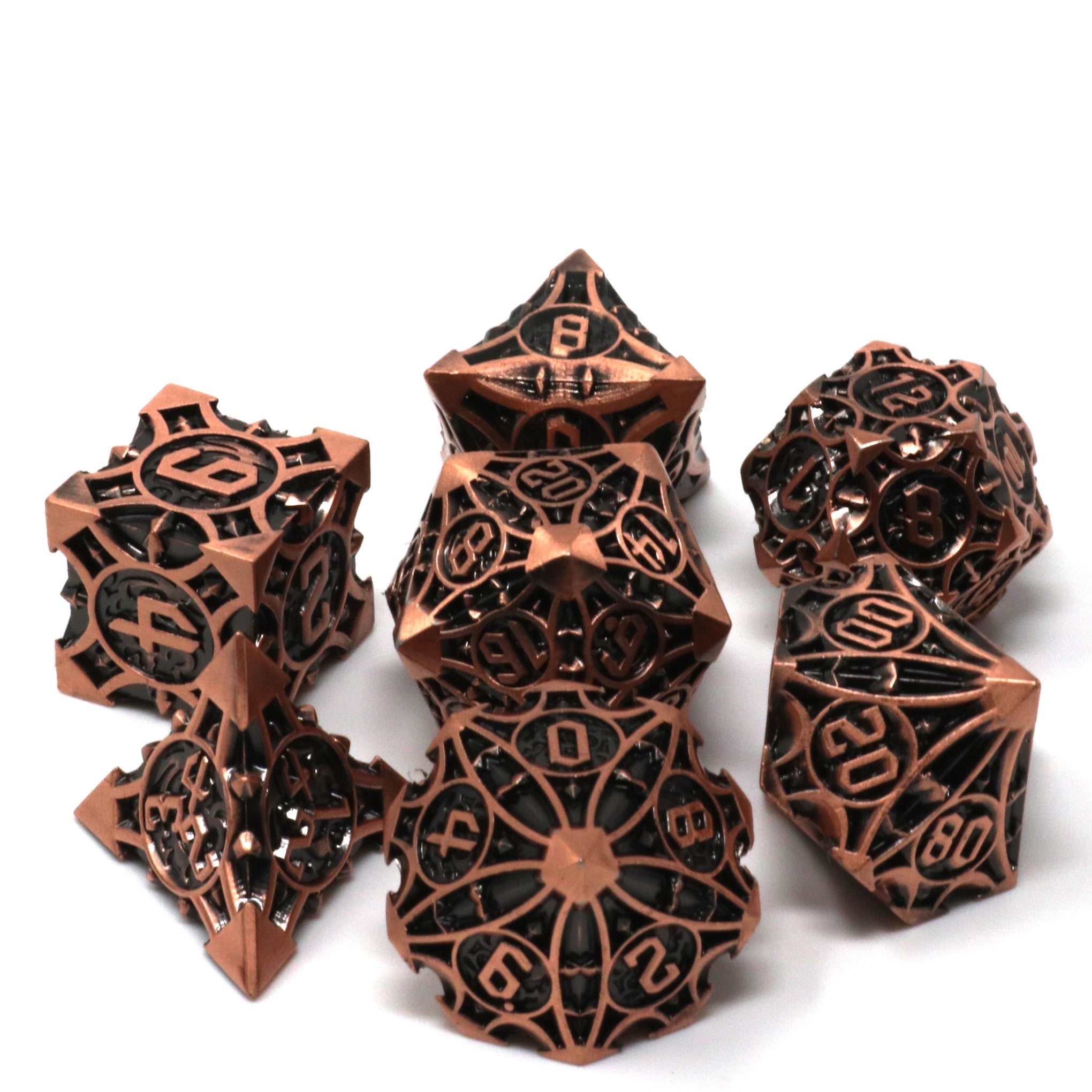 Metal RPG Set (7) - Vaultrunner Copper