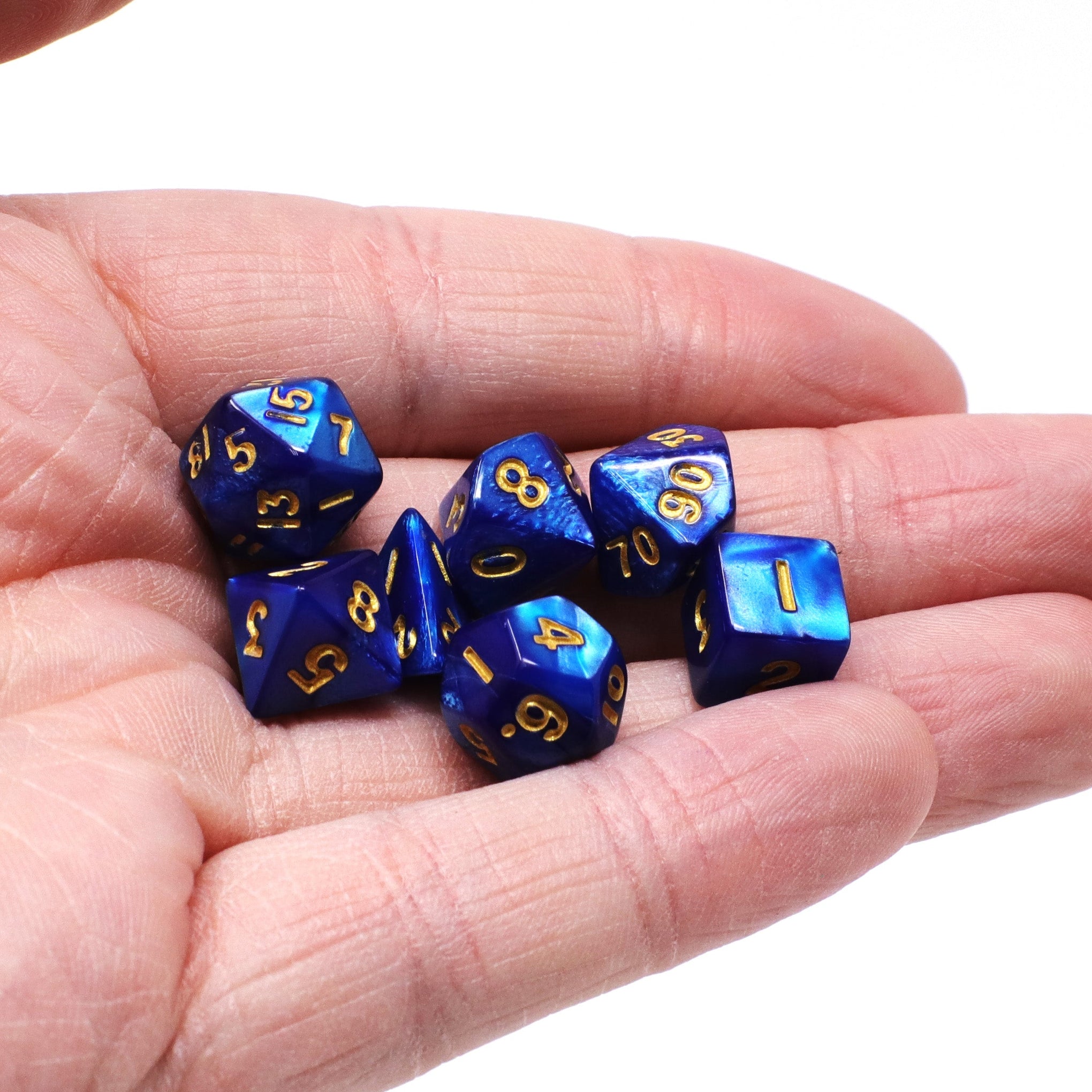 RPG Critling Dice Set (7) - Fountain Blue