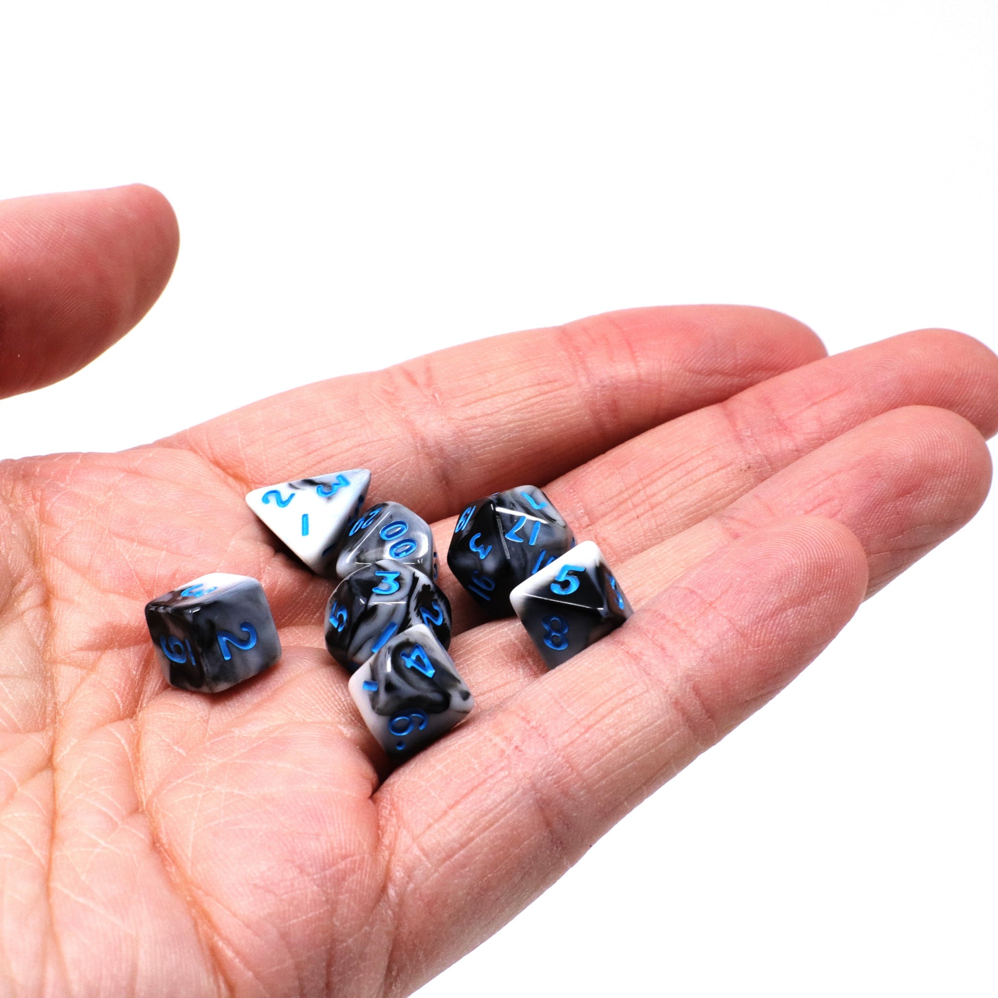 RPG Critling Dice Set (7) - Cobalt Noir