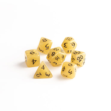 RPG Dice Set (7) - Whipped Honey Dice