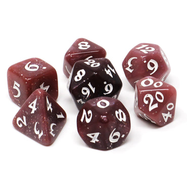 RPG Dice Set (7) - Rerolls Recycled Dice