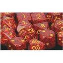 16mm D6 Dice Block (12) -Mercury (25723)