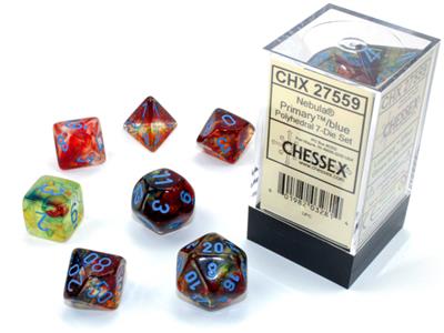 RPG Dice Set (7) - Nebula Primary w/ Blue (CHX27559)