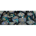 16mm D6 Dice Block (12) -Jade/Gold (27615)