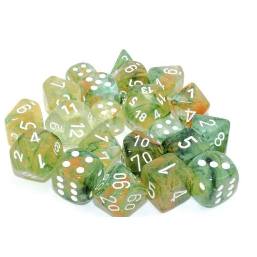 RPG Dice Set (7) - Nebula Spring/White (CHX27555)