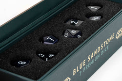 Mystic Mines Gemstone Poly Dice Sets: UPGRADED PACKAGING: Blue Sandstone