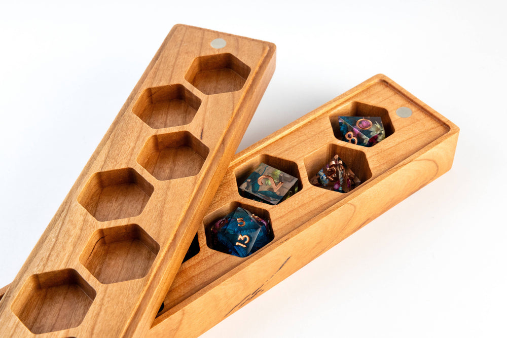 Wood Dice Cases: Vault Style 3 Woods Available: Cherry