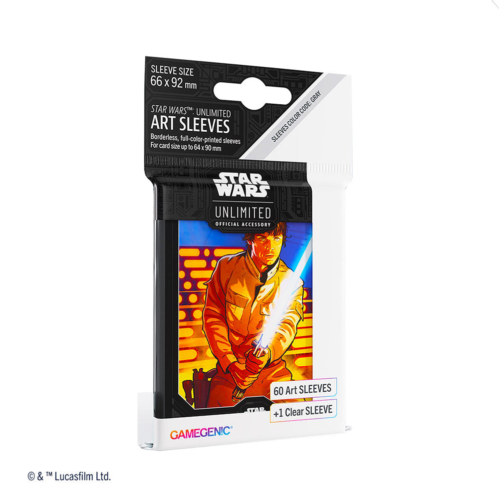 Star Wars Unlimited Art Sleeves: Luke Skywalker (60)