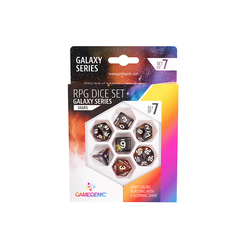 RPG Dice Set (7): Galaxy Series - Mars