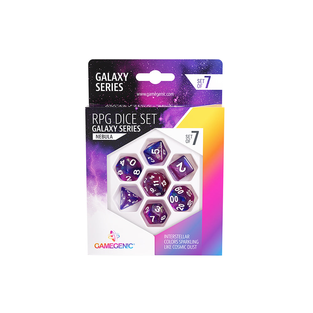 RPG Dice Set (7): Galaxy Series - Nebula