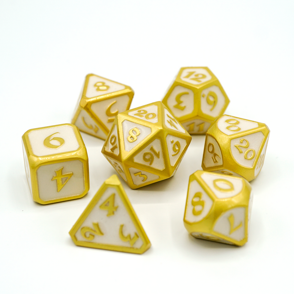 Metal RPG Dice Set (7) - Mythica Celestial Relic