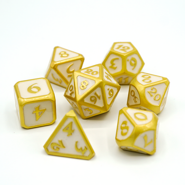 Metal RPG Dice Set (7) - Mythica Celestial Relic