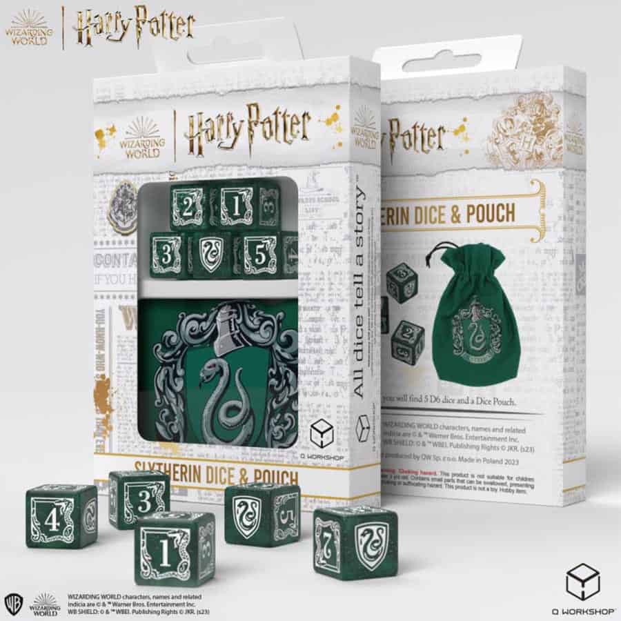 Harry Potter: Slytherin Dice and Pouch