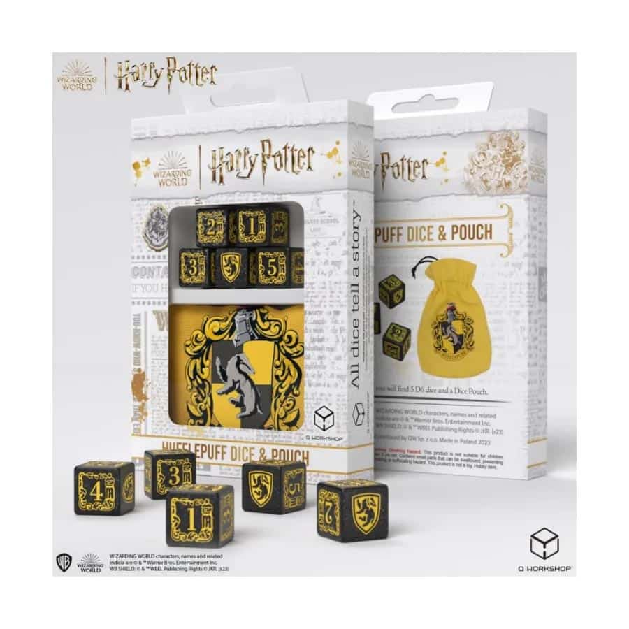 Harry Potter: Hufflepuff Dice & Pouch